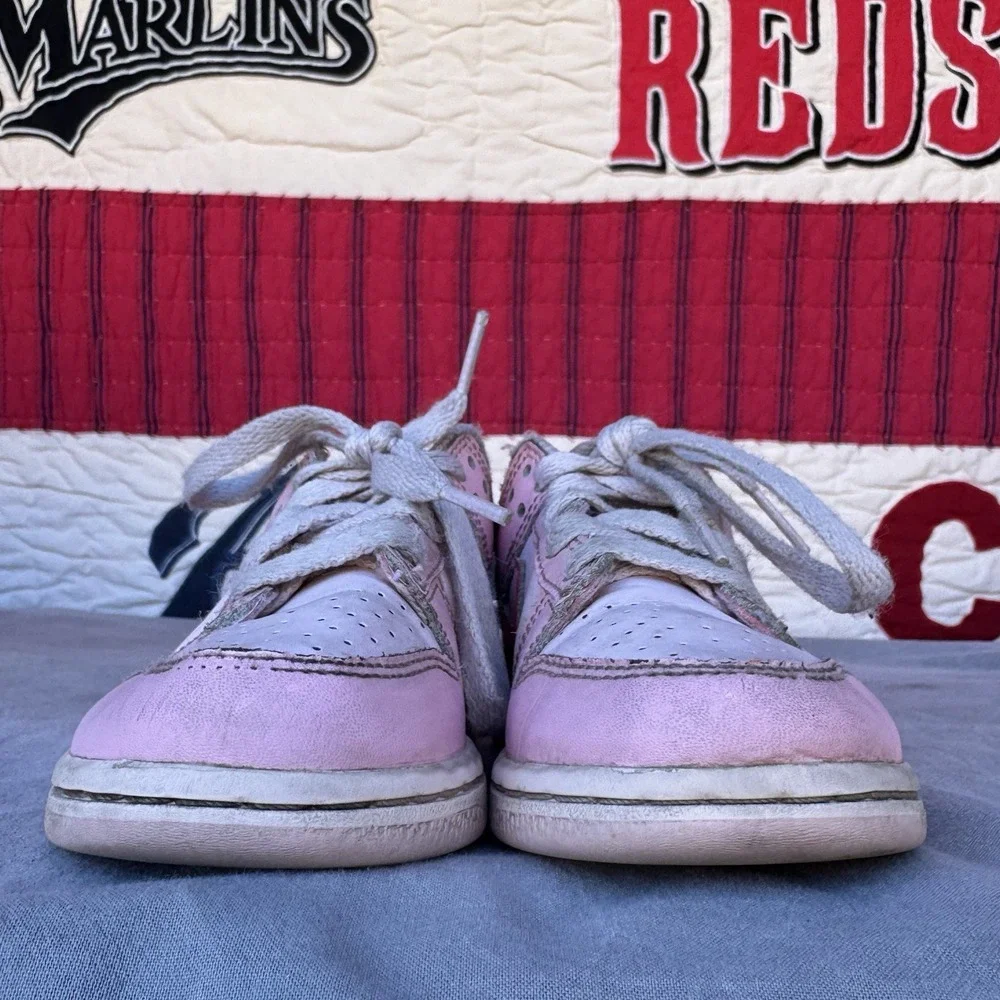 Size 12c - Nike Dunk Low Triple Pink Preschool Girls DH9756-600‎
